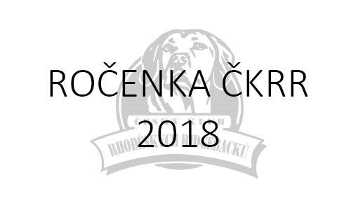 Ročenka ČKRR 2018